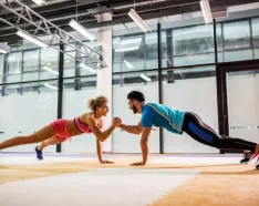 couple working out