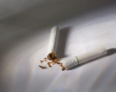 broken cigarette